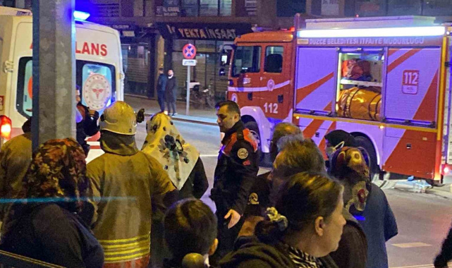 Genç kadın, polis ve itfaiye ekiplerini seferber etti