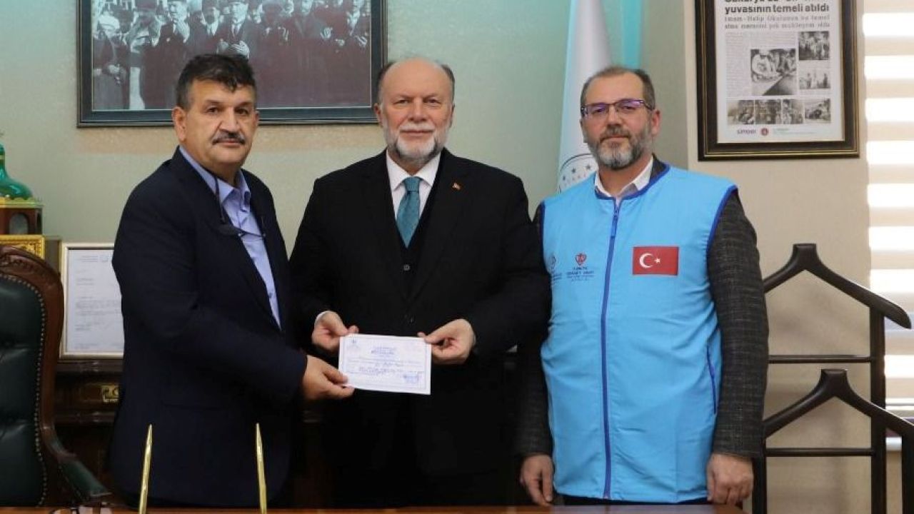 İmam Hatip Lisesinden Gazze için bağış