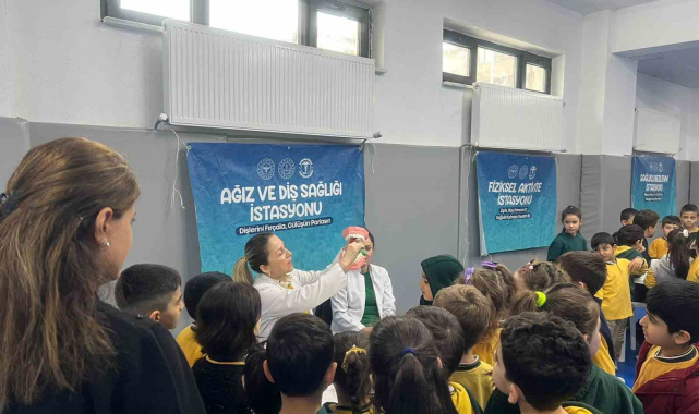 Işık İlkokulunda sağlıklı çocuk sağlıklı gelecek etkinliği