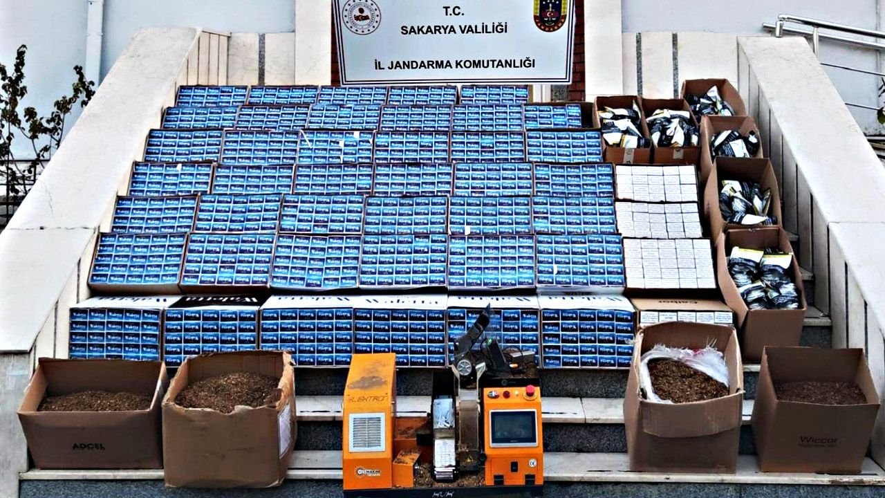 Jandarmadan 3 ilçede kaçak tütün operasyonu!