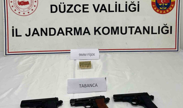 Jandarmadan ruhsatsız silah operasyonu