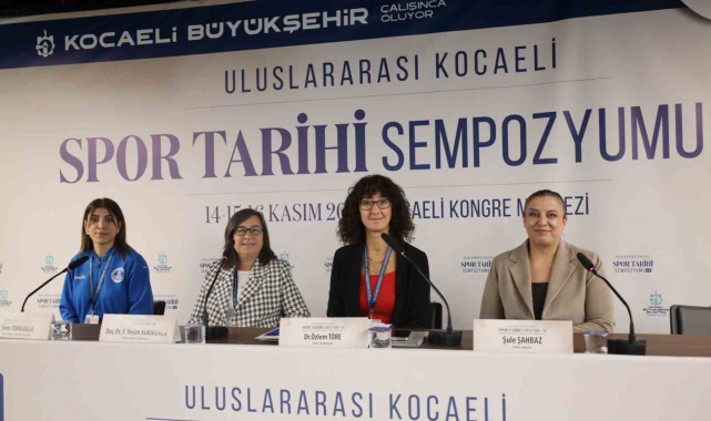 Kadın sporcular sempozyumda yaşadıkları zorlukları anlattı