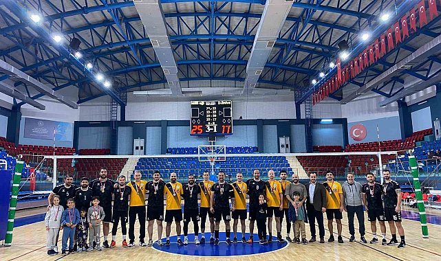 Kamu spor oyunları voleybol müsabakaları tamamlandı
