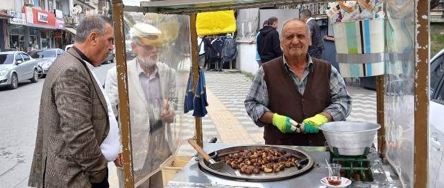Kestane Kebap sezonu açıldı kiilo 800 lira
