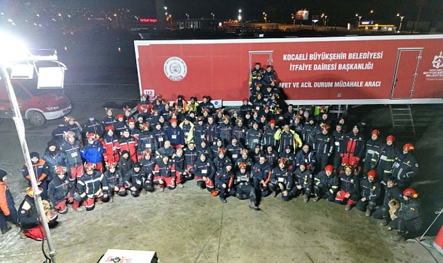 Kocaeli İtfaiyesi, 2025'te 13.562 vakaya müdahale etti