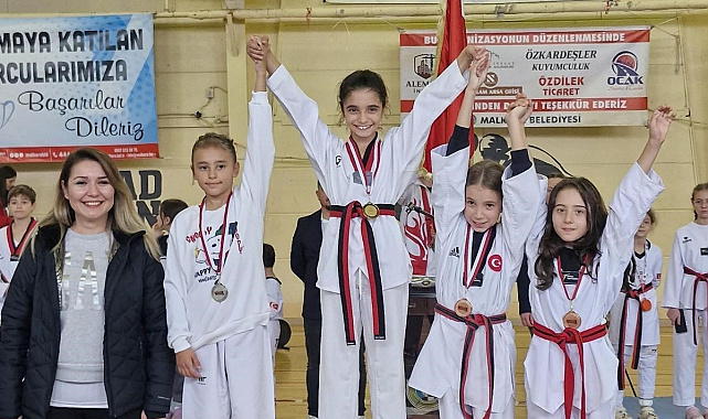 Körfezli tekvandoculardan Balkan Kupası'nda 3 şampiyonluk