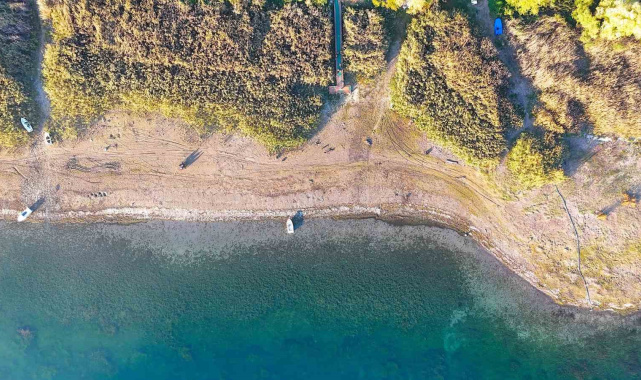 Manzarasıyla büyüleyen Sapanca'da su seviyesi yüzde 28