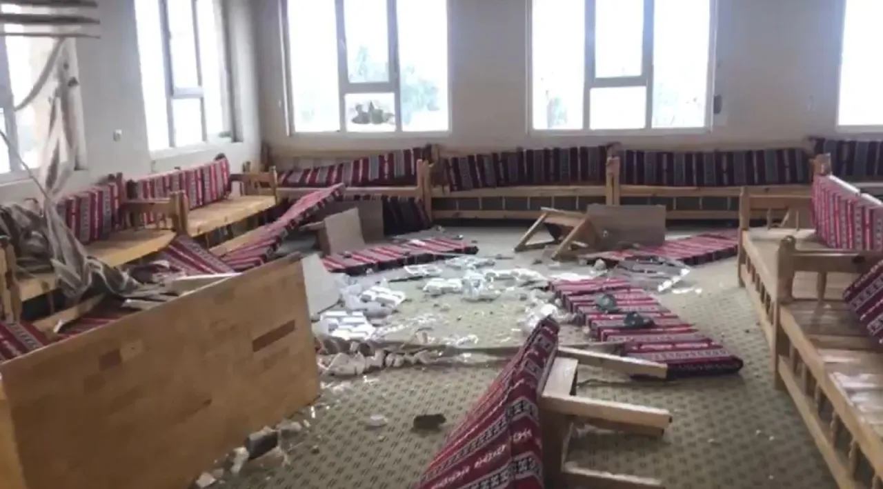 Mardin’de taziye evine girip, eşyalara zarar veren 2 şüpheli gözaltında