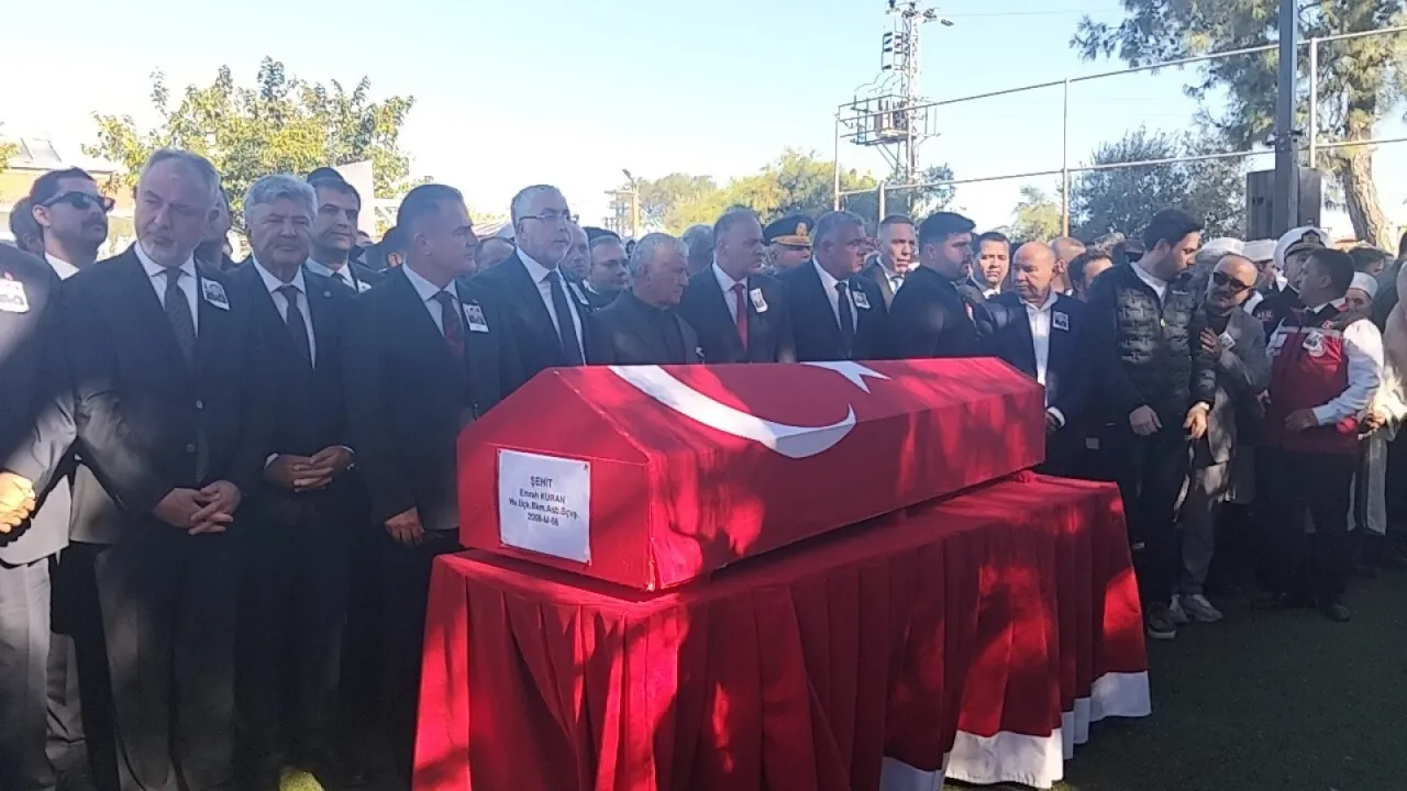 Milaslı Şehit Astsubay Emrah Kuran, son yolculuğuna uğurlandı