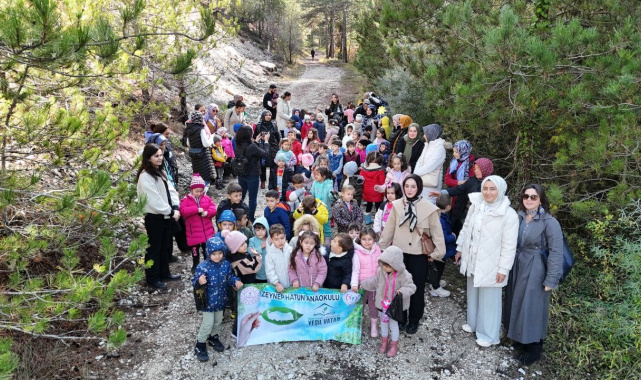 Minik öğrencilere doğa sevgisi aşılandı