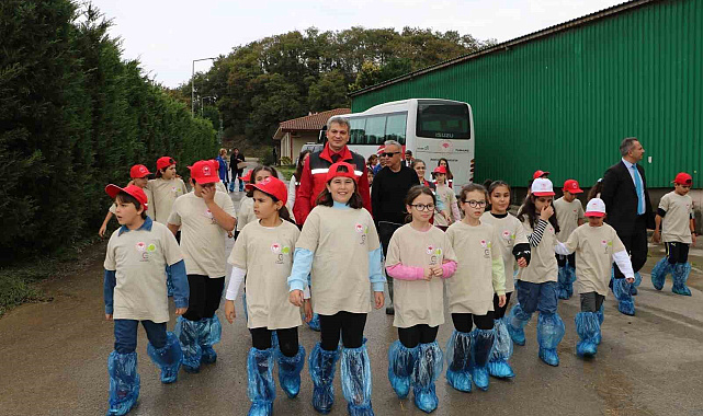 Minikler tarımı yerinde öğrendi