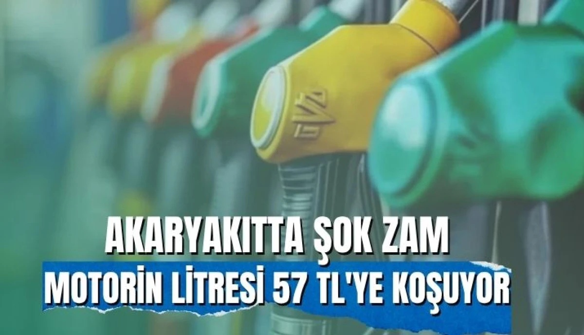 Motorine 2,07 TL Dev Zam! Fiyatlar Gece Yarısı Değişiyor