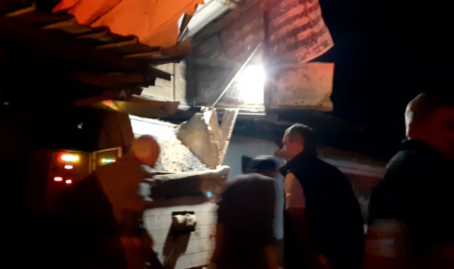 Mudurnu'da tavuk çiftliğinde çıkan yangın büyümeden söndürüldü