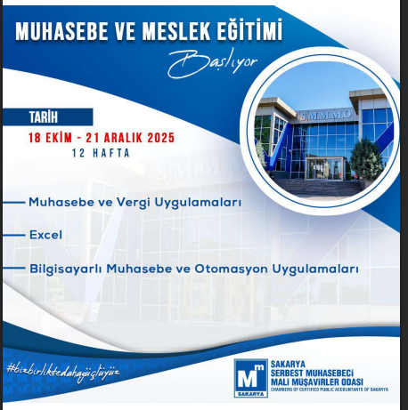 Muhasebe Meslek Eğitimi Kursu Başlıyor!