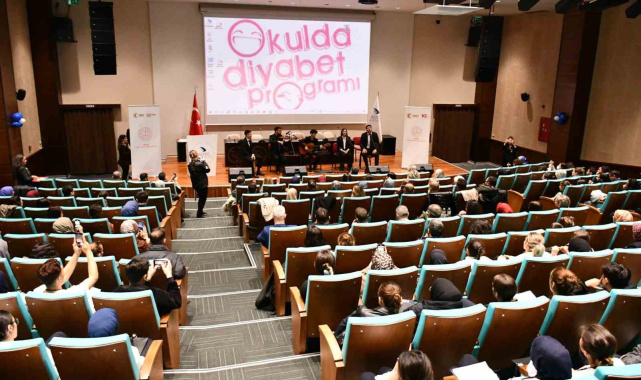 Okulda diyabet konferansı düzenlendi