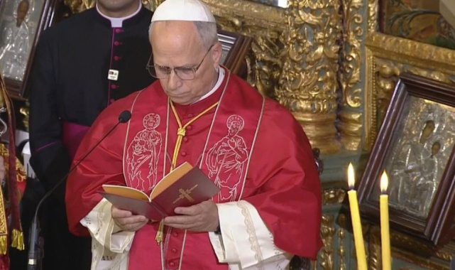 Papa 14. Leo, Fener Rum Patrikhanesi'ne geldi