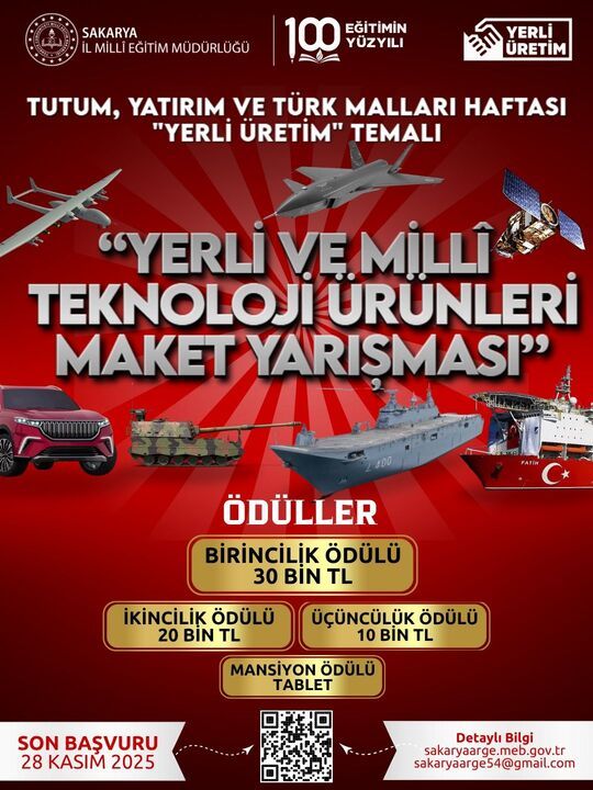 Sakarya’da Genç Mucitler maketleriyle yarışacak