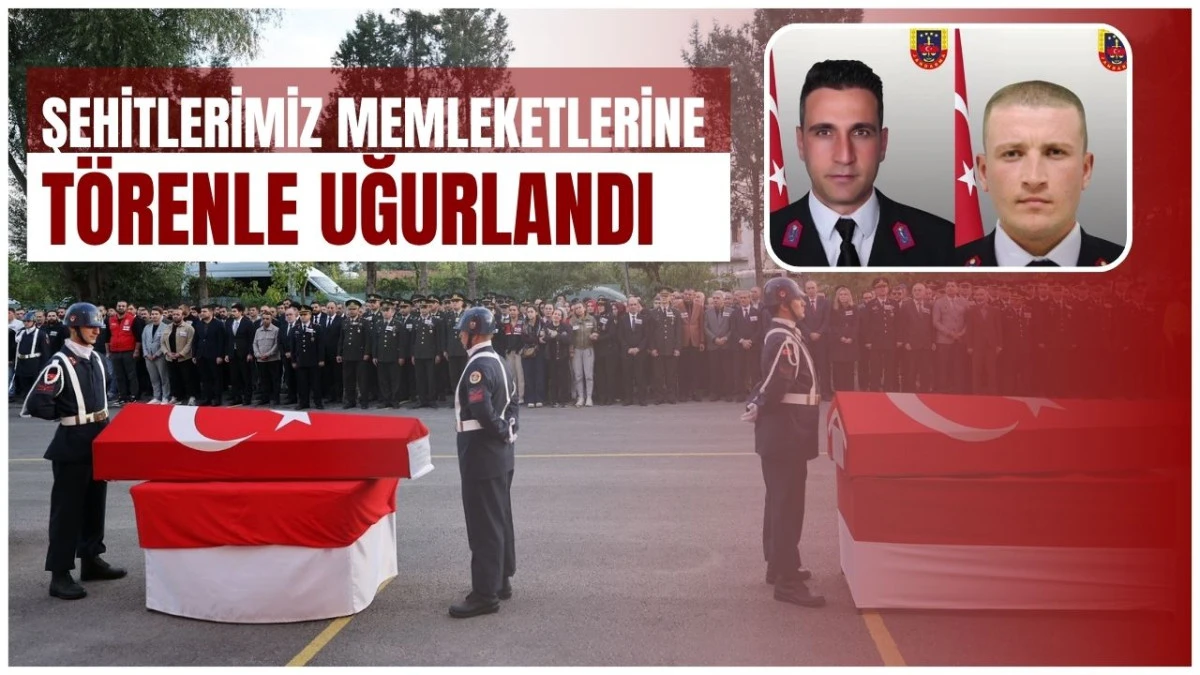 Sakarya İki Şehidine Ağladı: Kaza Şehidi Jandarmalar Törenle Uğurlandı