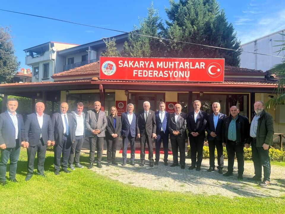 Sakarya Muhtarlar Federasyonu’nda görev dağılımı yapıldı