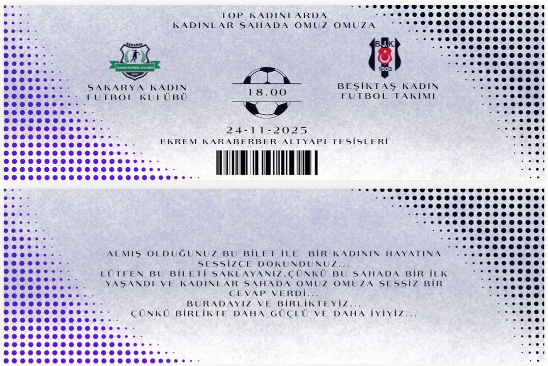 Sakarya'nın kızları, evinde Beşiktaş'ı ağırlıyor! "Top kadınlarda" projesi Sakarya'da