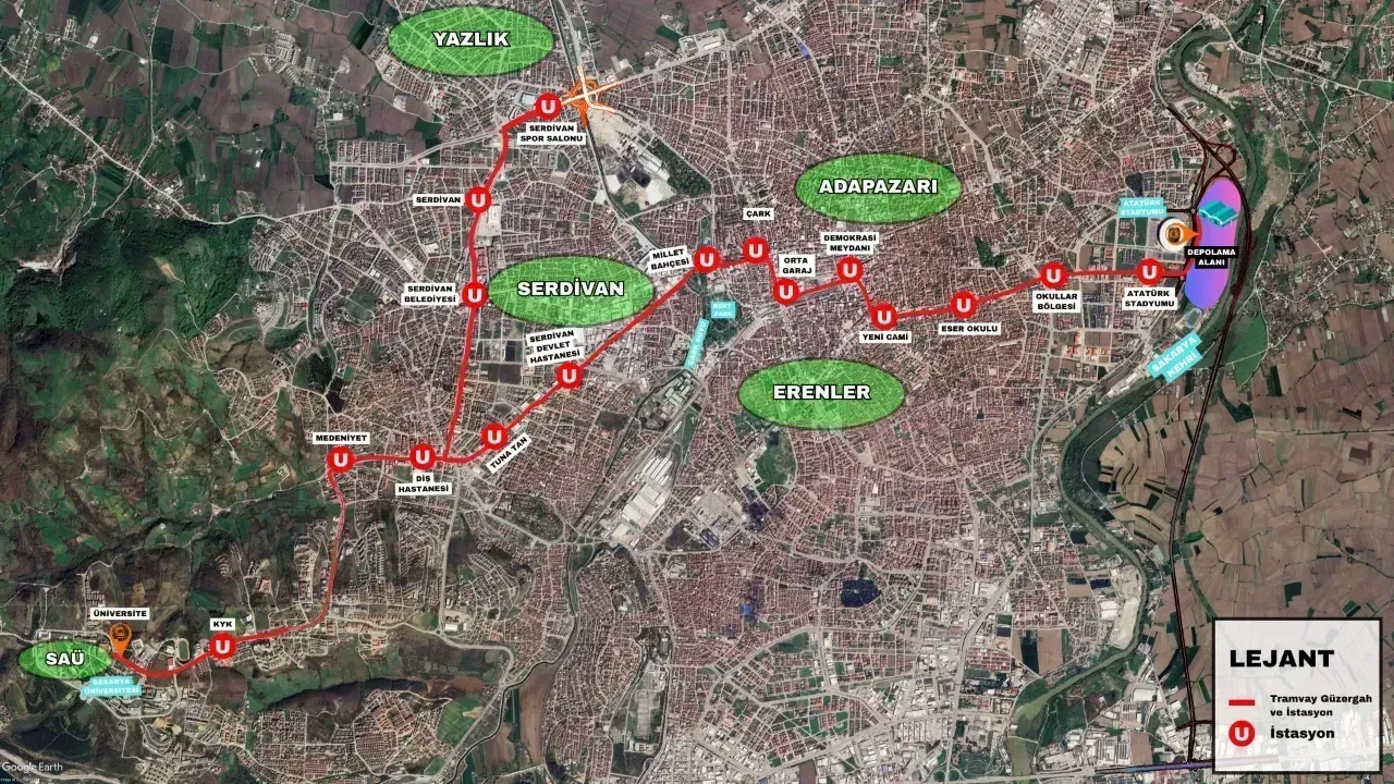 Sakarya'nın raylı sistem projesinde beklenen haber geldi! Artık hiçbir engel kalmadı...