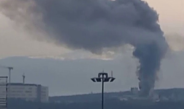 Sakarya Şehir Hastanesi inşaatında yangın