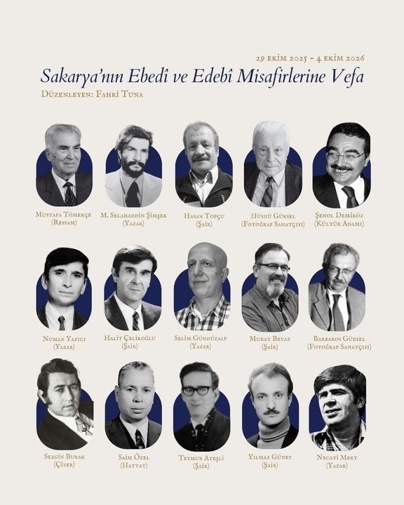 Sakaryalı şair ve yazarlara vefa