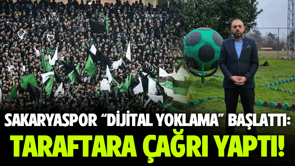 Sakaryaspor “dijital yoklama” başlattı: Taraftara çağrı yaptı!