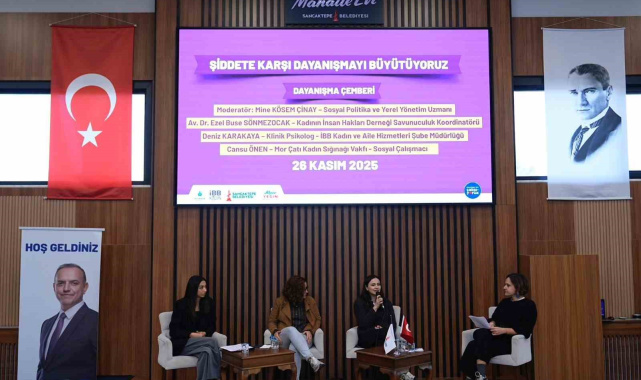 Sancaktepe Belediyesi'nden kadına yönelik şiddete karşı farkındalık etkinliği