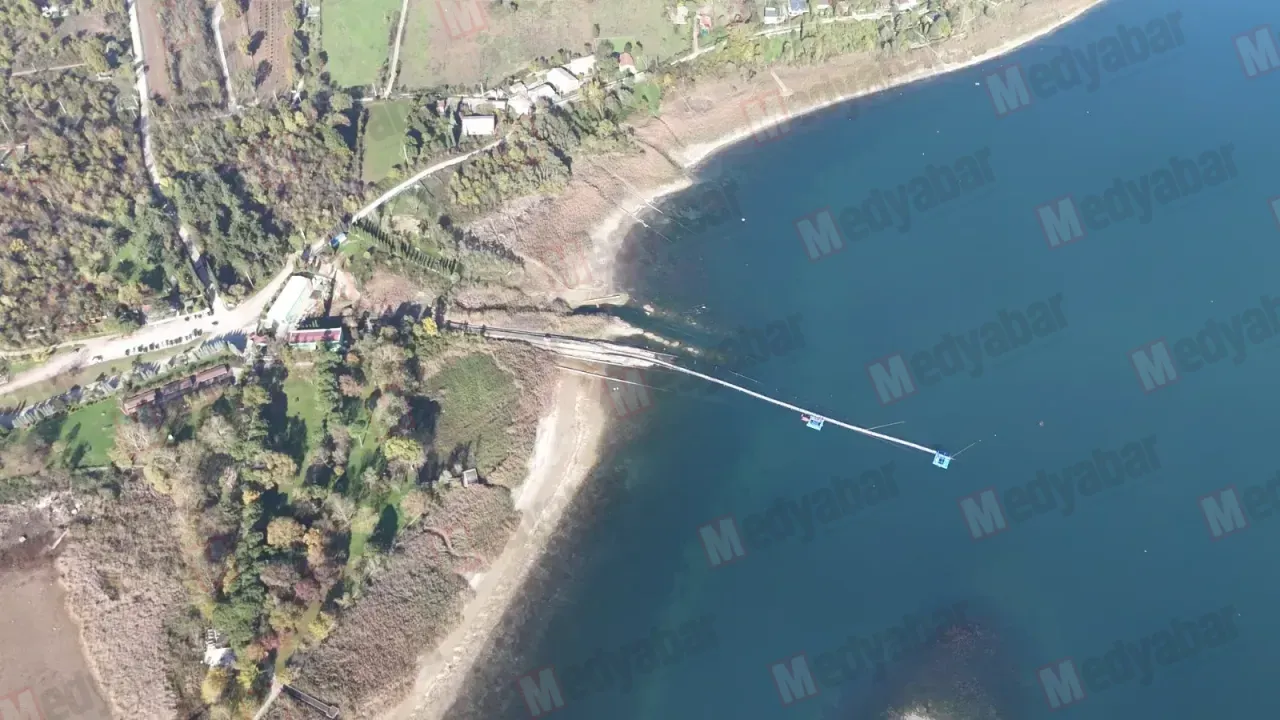 Sapanca kururken Kocaeli göle 4 yeni boru hattı döşedi!