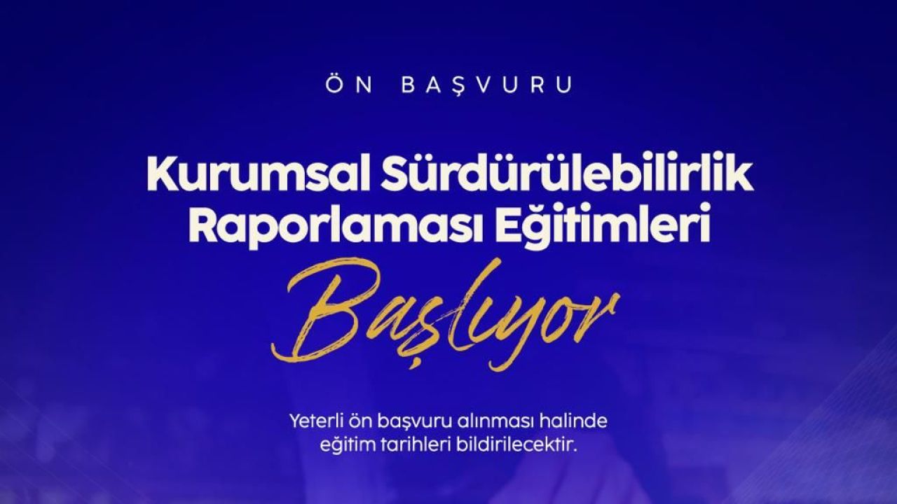 SATSO Akademi “Kurumsal Sürdürülebilirlik Raporlaması” eğitimleri başlıyor