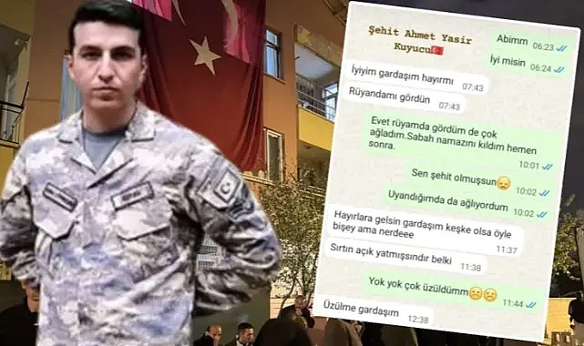 Şehidimisin Son Mesajı Ortaya Çıktı