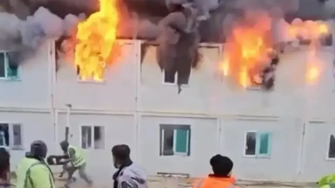 Şehir hastanesi yangınıyla ilgili yeni görüntüler ortaya çıktı!