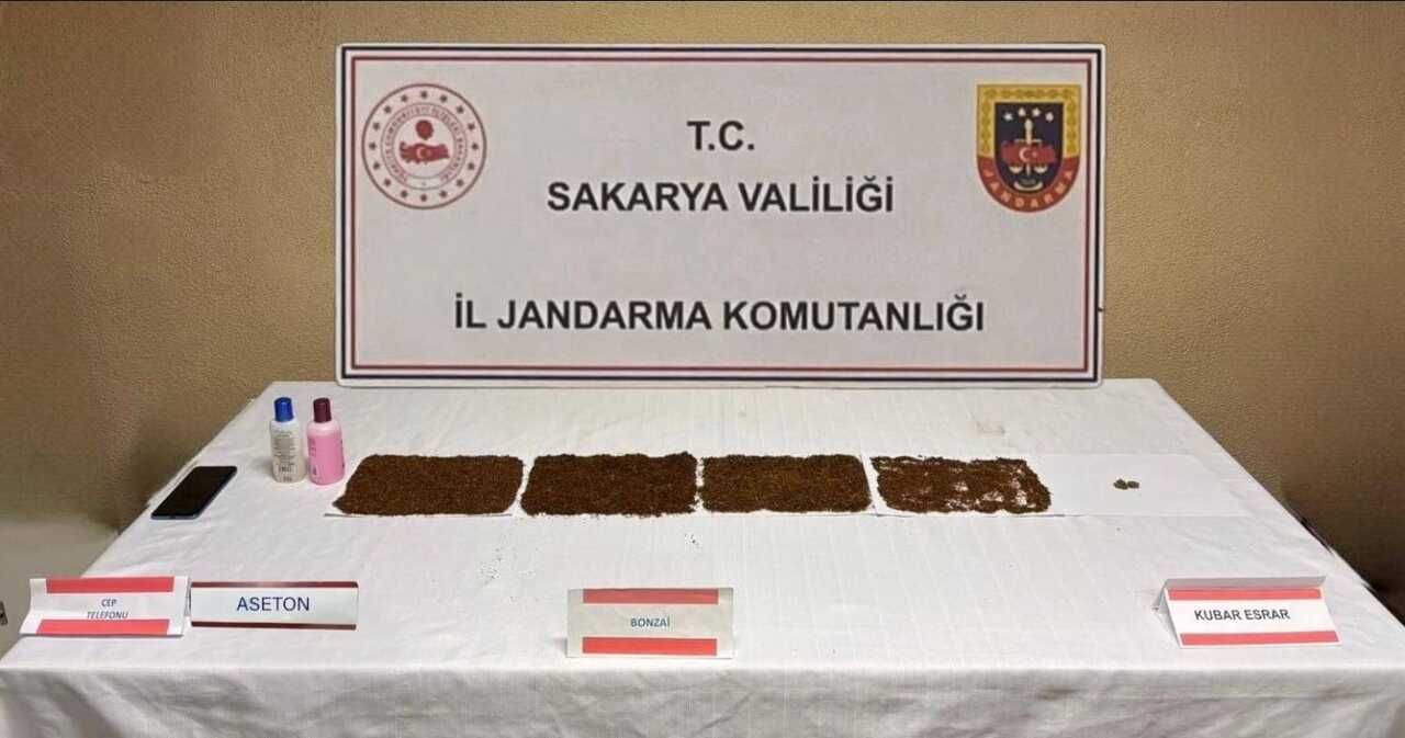 Serdivan’da uyuşturucu operasyonu: 520 gram bonzai ele geçirildi