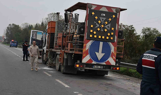 Şerit çizme makinesinin kazanı patladı: 2 işçi yaralandı