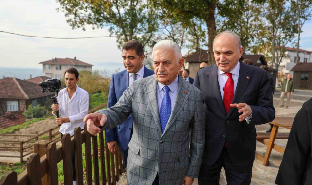 Son Başbakan Binali Yıldırım Konuralp Antik kentini gezdi