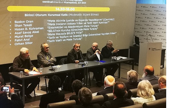 Sosyal bilimlerin öncü isimlerinden Emeritus Prof. Dr. Mete Tunçay, İstanbul Bilgi Üniversitesi’nde anıldı