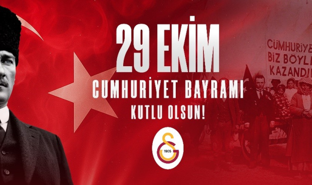 Spor camiasından 29 Ekim Cumhuriyet Bayramı mesajları