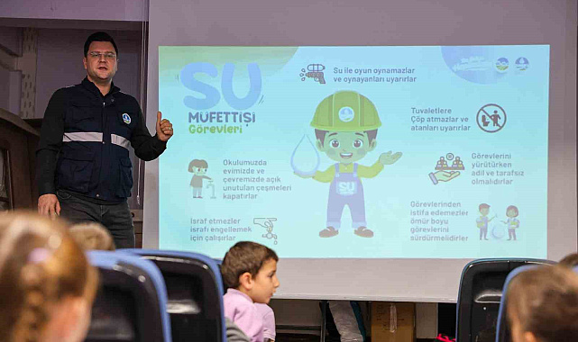 'Su Müfettişi' minikler iş başında