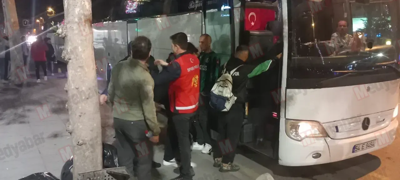 Tatangalar deplasman yolunda!