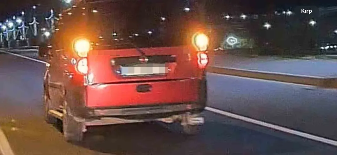 Trafiği tehlikeye düşüren sürücüye 14 bin TL ceza