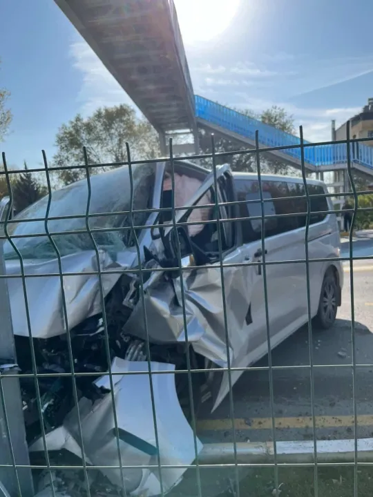 Trafik kazasında 1 kişi yaralandı