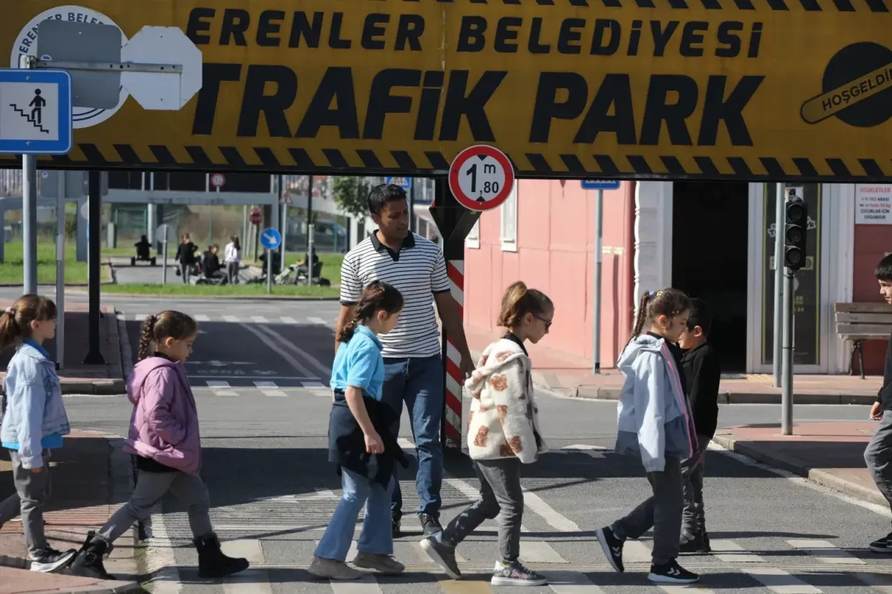 Trafik parkında çocuklar geleceğe hazırlanıyor