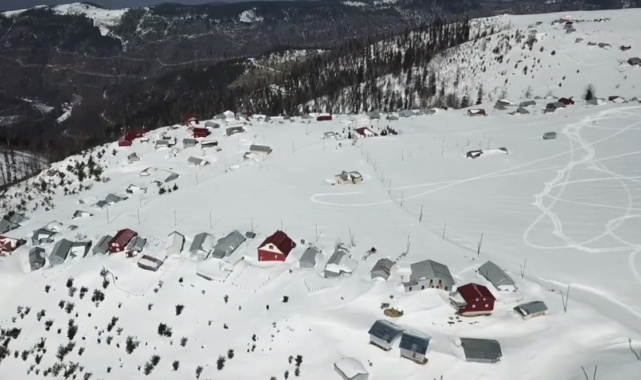 Türkiye'nin en yüksek kar kalınlığı Düzce'de ölçüldü