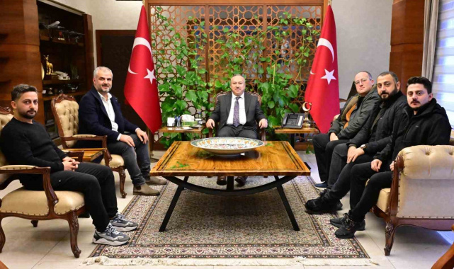 Vali Ali Fidan Düzceli gazetecileri ağırladı