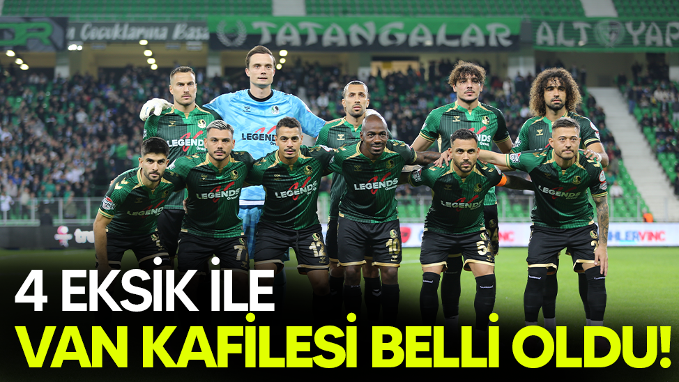 Van kafilesi belli oldu!