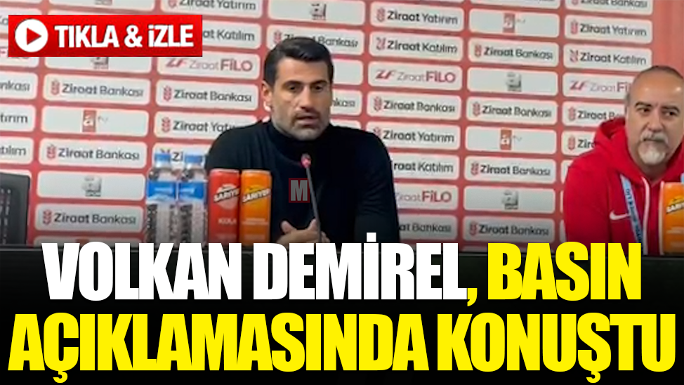 Volkan Demirel basın açıklamasında konuştu