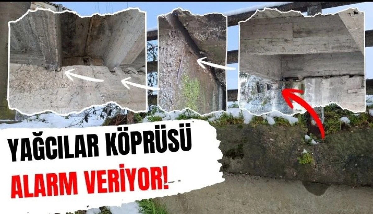 ​YAĞCILAR KÖPRÜSÜ ALARM VERİYOR: HER GÜN BİNLERCE ARAÇ RİSKLE KARŞI KARŞIYA!
