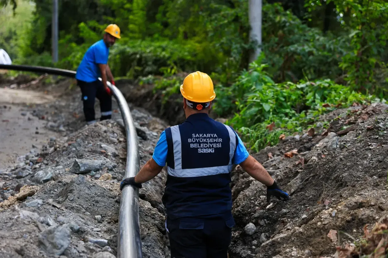 Yanık Mahallesi içme suyu hattının yarısı tamamlandı!