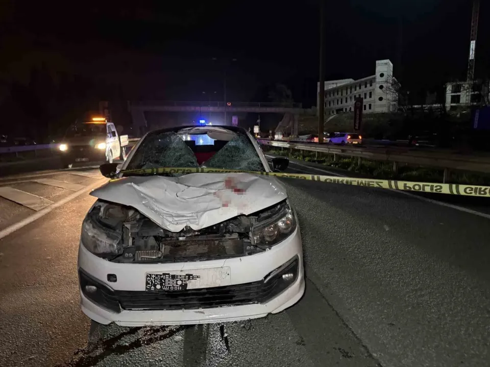 Yaya geçidine 20 metre mesafede kaza: 1 ölü